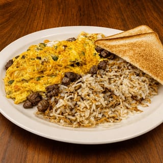 Steak Omelette